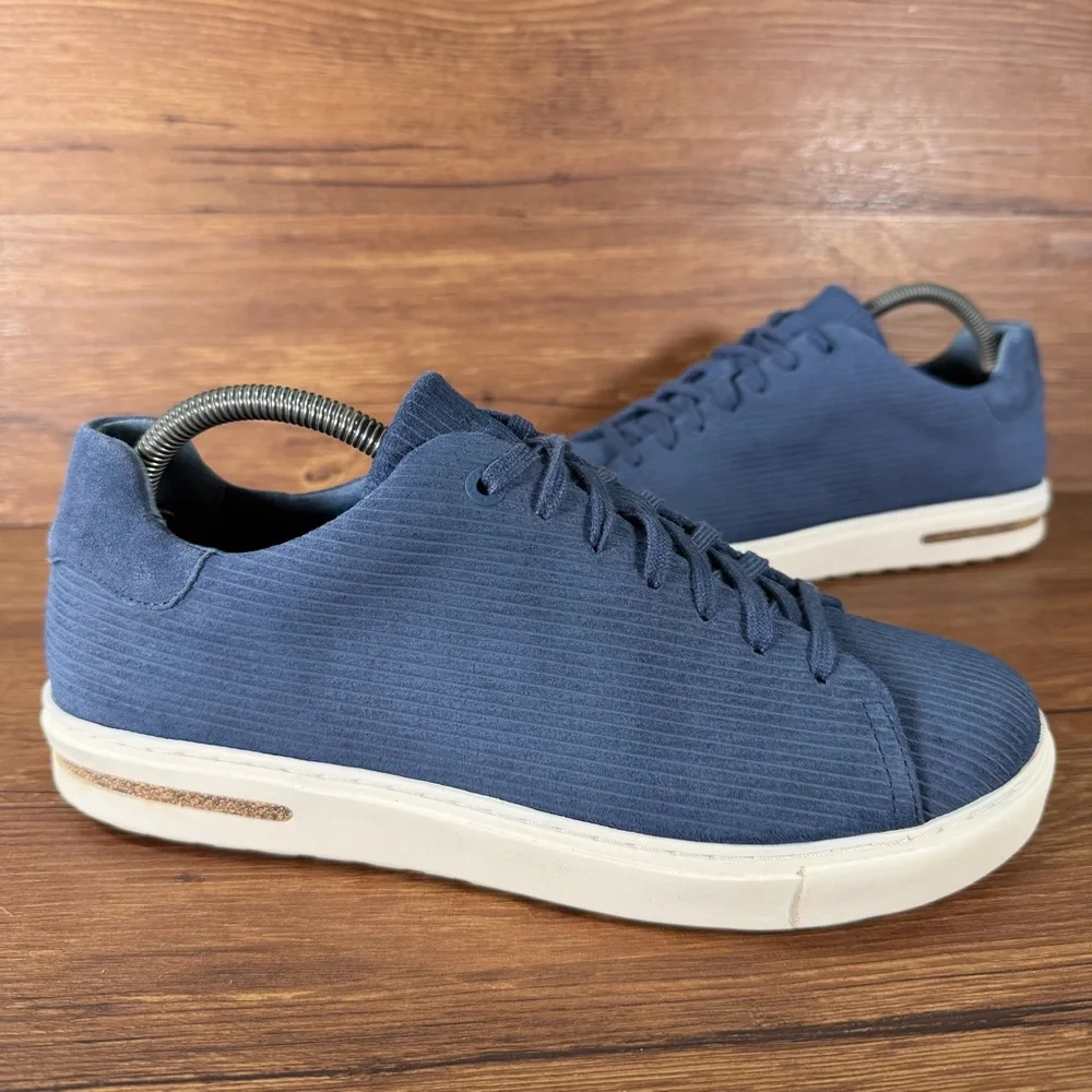 BIRKENSTOCK BEND Blue‎ Corduroy Orthotic Sneakers Women’s Size 10 (41) Shoes